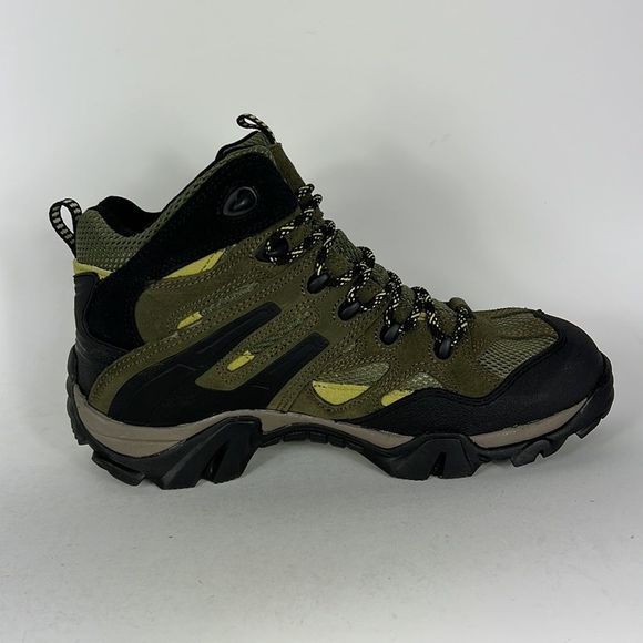 Wolverine wilderness hiking boot mens size 10 green black waterproof NWT new - Picture 2 of 7